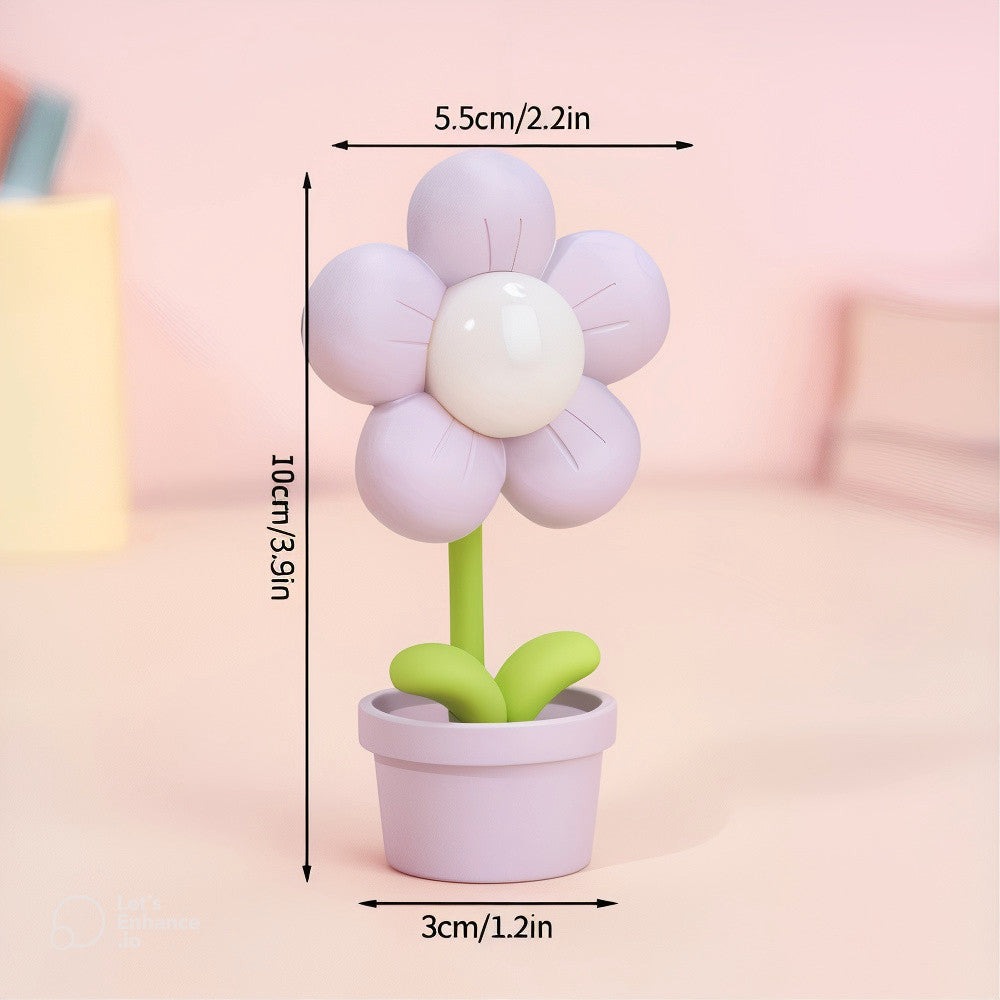 Mini LED Flower Pot Night Light